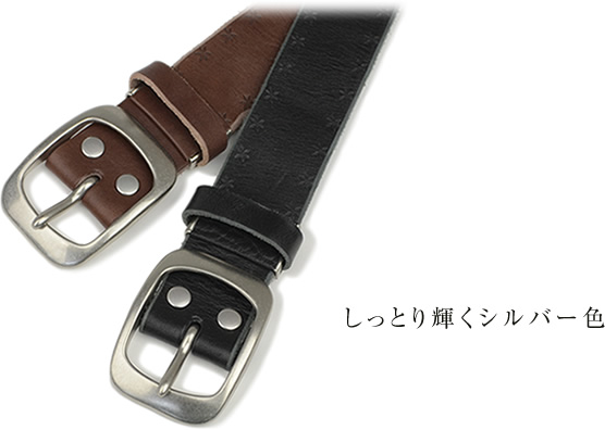 しっとり輝くシルバー色。